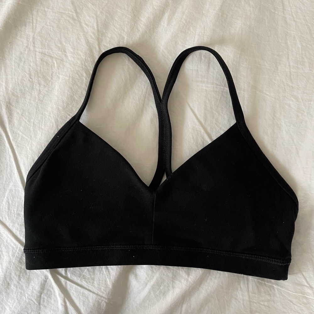 Fleo Black Reinette Sports Bra